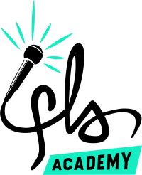 Logo for Freestyle Love Supreme Academy in Blue